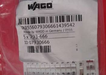 WAGO 793-666 Terminal Block Marker