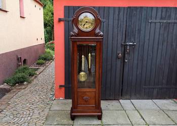 Unikatowy Stojący Zegar Baba FMS Nr 121678 Divina Gong 5 Strun Po Renowacji