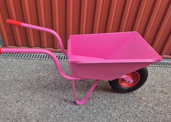 Polskie taczki 35L dla dzieci metalowe Taczka ogrodowa metalowa RETRO wózek