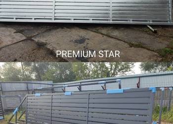 Brama przesuwna palisada 5m PREMIUM STAR, ocynk+RAL, 4m, 6m, 6,7m 7,5m