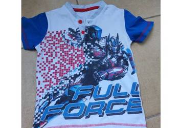 chłopięcy T-shirt Transformers bluzka koszulka  Optimus PrimeFull Force