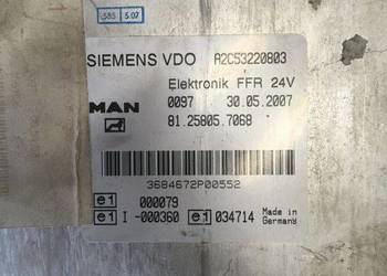 MAN TGA TGX TGS STEROWNIK KOMPUTER FFR 81258057068