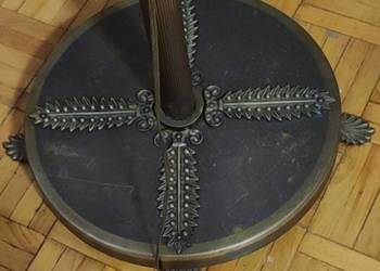 Lampa mosiądz z abażurem