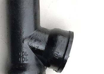 Trójniki żeliwne DN 50 x 50 / 70 stopni kielichowe kanalizacyjne równoprzel