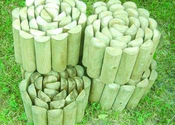 Rollborder 5x20x200 Rollbordery Paliki Obrzeża Drewniane