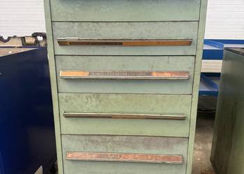 Szafki narzędziowe z szufladami.