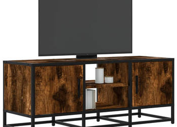 Szafka pod telewizor przydymiony dąb 100x35x41 cm WM-848836