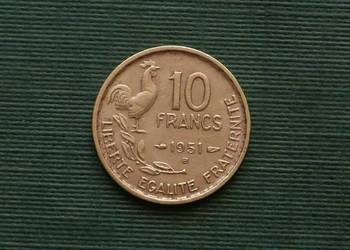 FRANCJA - 10 franków, 1951r