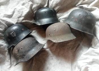 Hełm niemiecki hełmy niemieckie M34 M35 stare oryginały okres 2wś