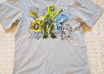 Koszulka  t-shirt bluza rock dinozaury gitara perkusja bluzk