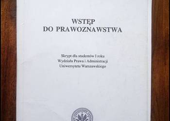 Wstęp do prawoznawstwa Podręcznik książka Okazja!
