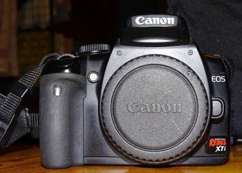 Canon EOS Digital Rebel XTi (EOS 400D) + EFS 18-55mm + torba + karta 4GB