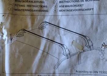 Relingi Toyota Corolla E11 (4 i 5 drzwi) bagażnik dachowy NOS