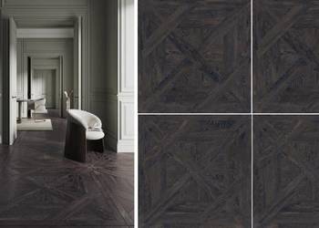 gres 119,8/119,8 woodcore black mix szkl.rekty.struktura par