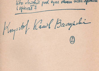 Utwory wybrane - K. K. Baczyński. Utwory wybrane - K. K. Baczyński.