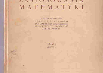 (3915) ZASTOSOWANIA MATEMATYKI TOM I ZESZYT 3.