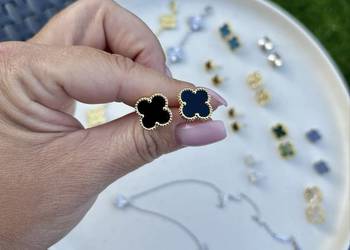 Kolczyki premium na van Cleef & arpels kolor zolte złoto
