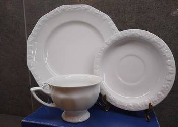 Zestaw filiżanka Rosenthal Biała Maria Classic Rose