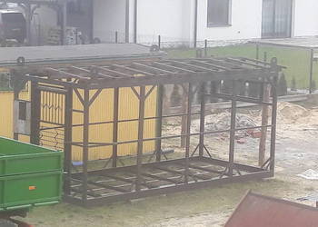 rama z baraku budowlanego 2.5x2.4 x6.0