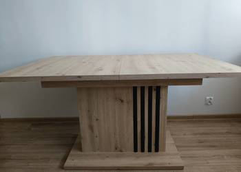 Stół rozkładany Dąb Artisan z lamelami 140-180 cm LOFTS / Stan Idealny