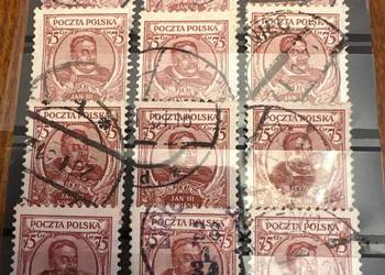 Znaczki 1930 Popiersie króla Jana III Sobieskiego