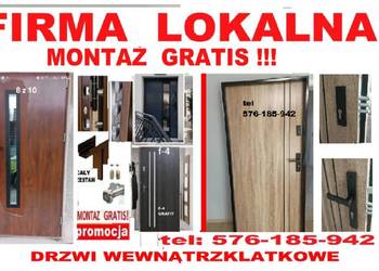 Drzwi zewnętrzne wejściowe do mieszkania w bloku i domu