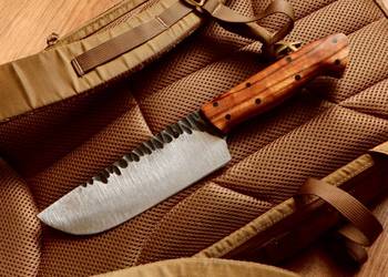 "ADMIRAŁ" Nóż Ręcznie Robiony Amazoque Survival Bushcraft