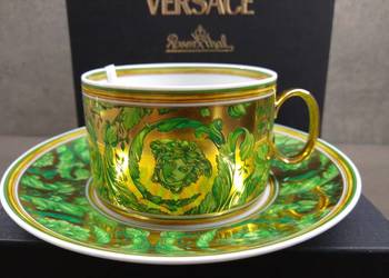 Filiżanka Rosenthal Versace Medusa Garland Green nieużywana