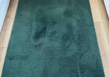 Dywan shaggy zielony 120 x 160 cm plus mniejszy 60x120 cm. używane