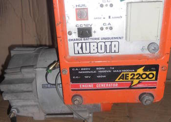 KUBOTA Prądnica Generator Pradu /Agregat Prądotwórczy Orgina