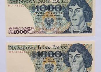 Zestaw Banknotów PRL 1000 zł x 4 szt.