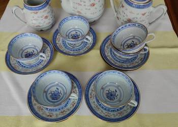 Serwis do herbaty porcelanowy