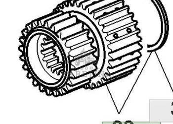 John Deere POWERQUAD 6820 6920 6920S Piasta CZĘŚCI RE172853