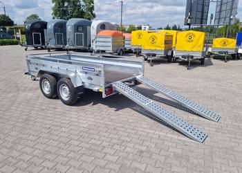 Przyczepa pod sprzęd budowlany uniwersalna nowa 300x150x40 najazdy