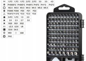 zestaw śrubokrętów 117 ele. torx bit imbus MTEC