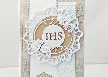 Kartka komunijna ręcznie robiona/Kartka na komunię