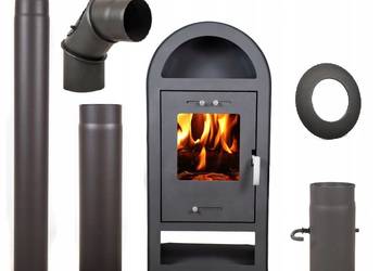 PIEC PIECYK STALOWY HESTIA 7,5KW + AKCESORIA KOMINKOWE ZESTAW