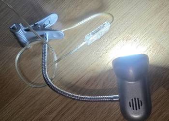 Lampka biurkowa na klips