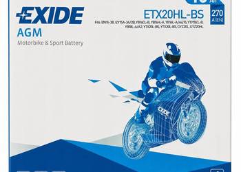Akumulator EXIDE AGM ETX20HL-BS 18Ah 270A
