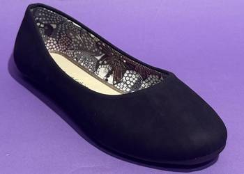 Czarne gładkie baleriny rozmiar 36 (AKS5)