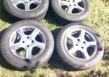 Alufelgi 4x108/15 z oponami zimowymi 195/65/15
