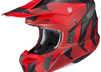 Offroadowy kask cross atv enduro HJC i50 Vanish Czerwony