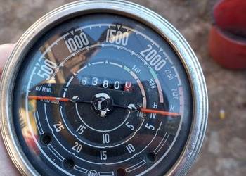 Wskaźnik zegary obrotomierz licznik Zetor Ursus c4011 Skoda Czechosłowacja