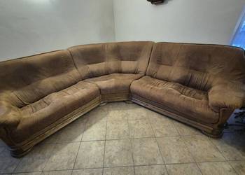 Solidny narożnik dębowy 260x260 z fotelem