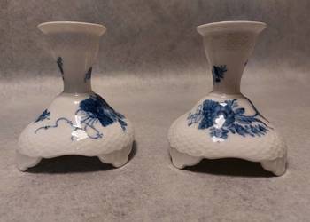 ROYAL COPENHAGEN 10/1711 Świecznik Blue Flower Świeczniki Kobaltowe Kwiaty