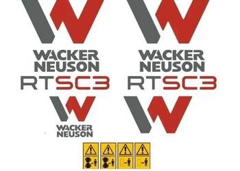 Naklejki oklejenie naklejka - WACKER NEUSON RTSC3 Zamiennik