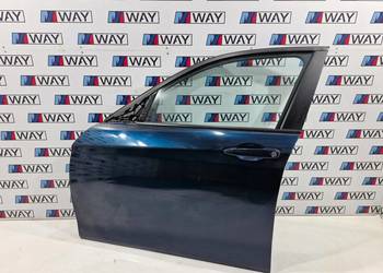 BMW F20 DRZWI LEWY PRZÓD PRZEDNIE LEWE B38 MIDNIGHT BLUE KOMPLETNE