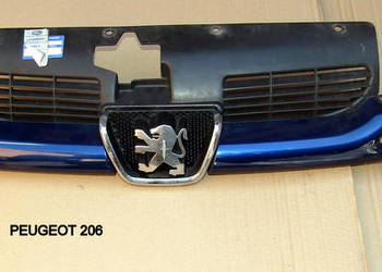 ATRAPA,GRILL PEUGEOT 206, 1998 - 2003r, 9628691277, 9628934280