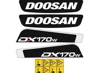 Naklejki oklejenie naklejka - DOOSAN DX170W Zamiennik