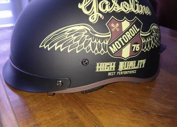 Kask motocyklowy nowy z blendą M